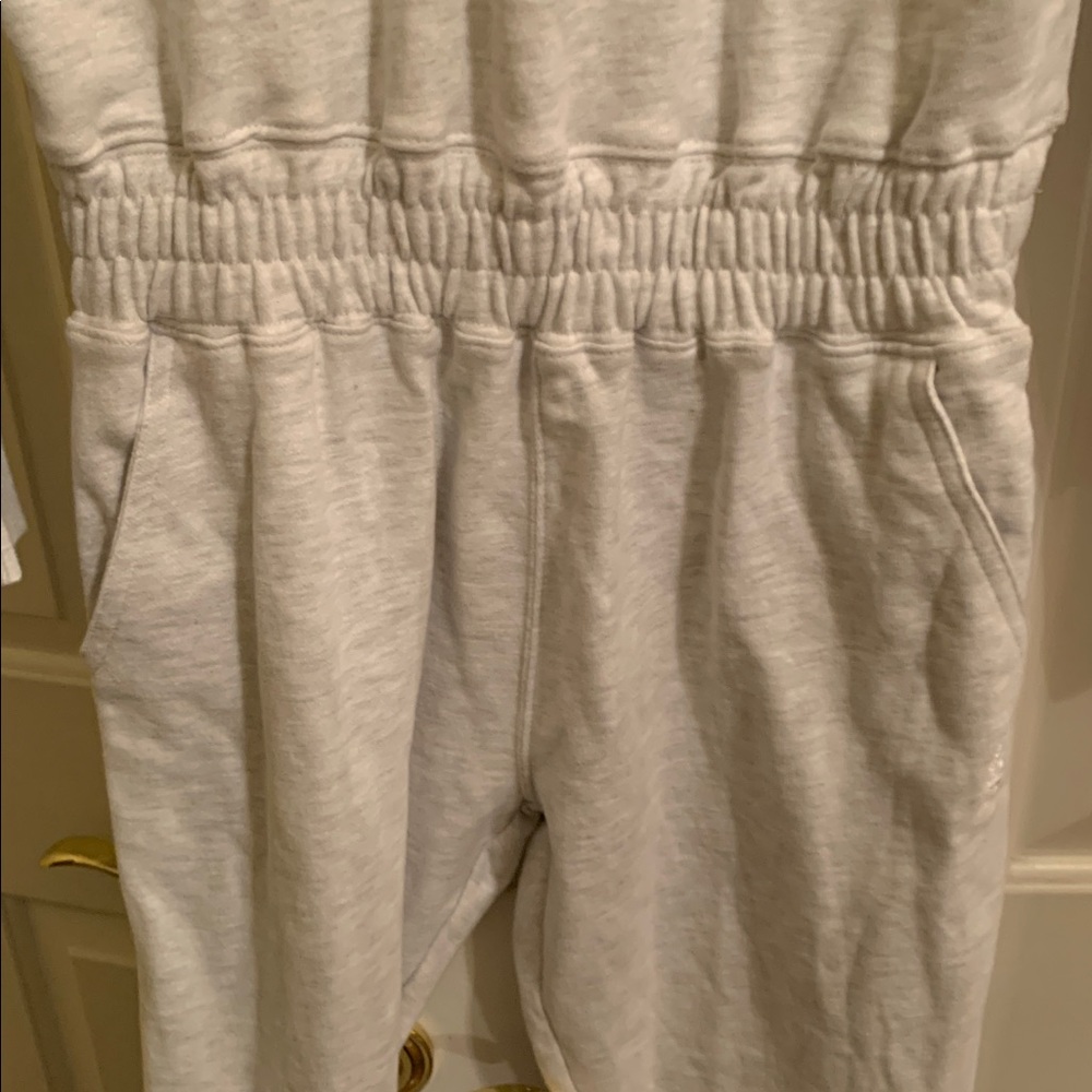 FP Movement One Piece Free People Jumpsuit Relaxed Fit Training Day Gray XS. - Picture 7 of 16